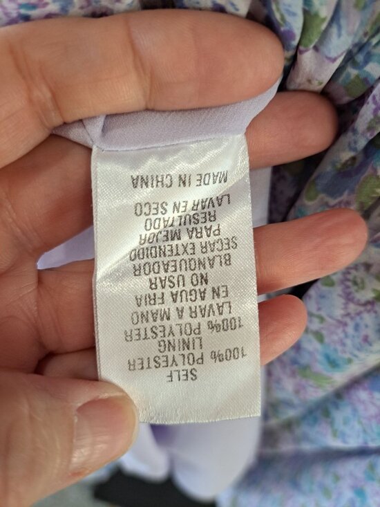 Storia Floral Puff Short Sleeve Midi-mini Dress  Smocked  Square Neck Small - Picture 11 of 15